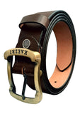 Kaezri MenS Genuine Leather Belt For Men (Brown 36) (He_Cock_G_36_Bzr)