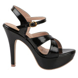 Shoetopia Women'S Casual Comfortable Fashion Heel Sandal Brand-Black-Eu41,Black,8,B09YG5X6WP