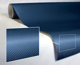 VViViD XPO Dry Navy Blue Carbon Fiber Vinyl Wrap Roll with Air Release Technology (6ft x 5ft)