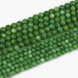 THRELE Shell Beads, 3mm 110pcs Small Round Dark Green Mother of Pearl Shell Loose Beads for DIY Jewelry Making