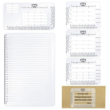 5 Pack Straight Line Stencil for Journaling and Envelope Addressing Guide Stencil Templates Set 11 Inch Scale Spacing Line Drawi