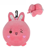 Vea Kids Pillow With Eye Mask Bunny Rabbit Design, Cute Plush Travel Pillow For Kids, Soft Sleeping Pillow For Children