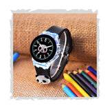Shocknshop Silicone 3D Panda Children Kids Girls Multi Color Analog Led Lights Watch For Kids Watch Gift Birthday Baby Girl Suit