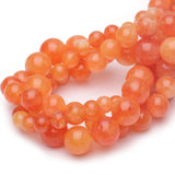 Chicager 6mm Natural Stone Beads for Jewelry Making,Gold Sunstone Polished Smooth Round Gemstone Beads for Bracelet Necklace 15