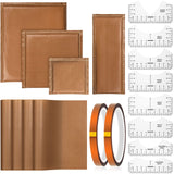 Tatuo 18 Pcs Heat Press Pillow Mat Kit 4 Size PTFE Pressing Transfer Pillows, 4 Transfer Sheets, 2 Heat Resistant Tapes and 8 Si
