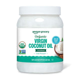 Amazon Grocery, Organic Virgin Coconut Oil, 54 Fl Oz (Previously Happy Belly, Packaging May Vary)