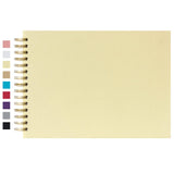 potricher 12.2 x 8.5 Inch Large DIY Scrapbook Album 80 Pages, Light Yellow
