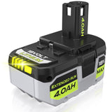 ELECtrysium New P108 4AH Replacement for Ryobi 18V ONE + Battery P108 P102 P103 P104 P105 P107 P109 P122 Compatible with All Ryo