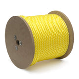 KingCord 300541TV Polypropylene Twisted Rope Reel 1/2 x 300', Yellow