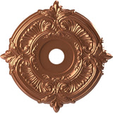 Ekena Millwork CMP22ATBCO Attica Thermoformed PVC Ceiling Medallion (Fits Canopies up to 7 3/4), 22OD x 3 1/2ID x 1P, Bright Coa