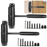 2 Pack Safety Spring Door Closers 4-1/4 inch Automatic Door Closer Residential, Auto Door Closer Adjustable Closing Door Hinge t