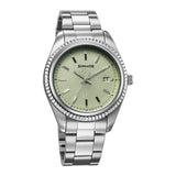 Sonata Festive 2.0 Quartz Lt. Green Round Dial Men'S Watch | Stainless Steel Strap Material | Watches For Men Analog - 77198Sm01