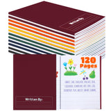 Henoyso 12 Pcs Primary Composition Notebooks k2 for Kids, Dark Color
