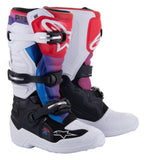 Alpinestars 2015017-289-2: Tech 7S Boots Wht/Blk/Rainbow Sz 2