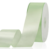 Sage Green Satin Ribbon 1-1/2 Inch,50 Yards Sage Green Ribbon for Gift Wrapping,Crafts,Flower Bouquet,Balloons,Easter,Mothers Da