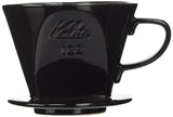Kalita Ceramic Coffee Dripper (Black) for 2-4 Cups (#02005)