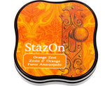 Tsukineko Orange Zest StazOn Midi Ink, pad Size: 3,7 x 3,7 cm