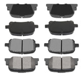 AUTOMUTO D707 & D835 8pcs Front Rear Ceramic Pads Brake fit For 2000-2001 For Lexus ES300,2000-2001 For Toyota For Camry