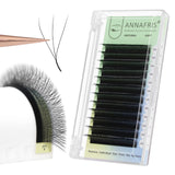ANNAFRIS 3D Premade Fan W Shape Clover Eyelash Extensions 0.07 D Curl 11mm Volume Self Fanning W Lashes Extension Makeup Supplie