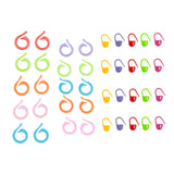 Sudheeka Knitting Locking Stitch Markers & Counter Combo 25 Lockers & 20 Counter (10 Small, 10 Large) Adults, Unisex, All