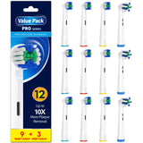 GottaShine Replacement Toothbrush Heads Compatible with Oral B Braun, Professional Electric Toothbrushes Heads Compatible with O