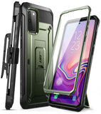 SUPCASE Unicorn Beetle Pro Full-Body Dual Layer Rugged Kickstand Holster Case for 6.5-Inch Samsung Galaxy S20 FE (2020), Guldan