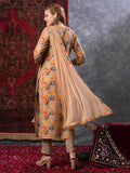 Gosriki Women'S Cotton Blend Printed Straight Kurta And Pant With Dupatta (Kaleping-Cream-Gs_M_Cream_Medium),Cream,,B0D6KW2PM7