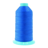 Mandala Crafts Size 92 280D T90 Bonded Nylon Thread - Sky Blue 1100 YDs Tex 90 Heavy Duty Sewing Threads for Leather, Jeans, Wea