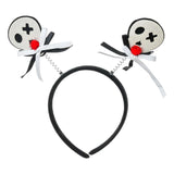 Ecraftindia Black & White Halloween Headband For Girls Women | Halloween Hair Wear | Halloween Accessories, Props & Toys | Hallo
