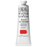 Winsor & Newton Artists Oil Color, 37ml (1.25 oz) Tube, Winsor Red