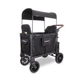 WONDERFOLD W2 Luxe Pro Stroller Wagon (2 Seater) - Collapsible Wagon Stroller with Seats Featuring 5-Point Safety Harnesses and