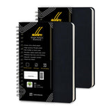 Aldivo 1 Subject PVC Cover Wiro Notebook | 70 GSM, 1 Subject, 160 Pages | 25 x 17.8 CM | Ideal for School, Home & Office (Pack O