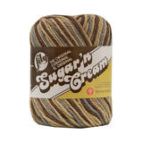 Lily Sugar N Cream The Original Ombre Yarn, 2oz, Gauge 4 Medium, 100% Cotton, Earth - Machine Wash & Dry