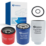 RARAYC Diesel 6.6L Duramax Filter Kit Compatible with Chevy Silverado/GMC Sierra 2500 3500 HD 2001-2016 Replace# Fuel Filter TP3
