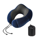 Calandis Ushape Neck Pillow Travel Washable Sleep Memory Supplies Head Blue | Travel Pillows