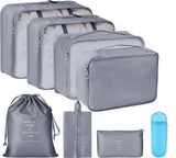 11 Ismael 7Pcs Set Travel Packing Cubes Luggage Organizers Laundry Bag