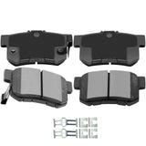 AUTOMUTO 4PCS Rear Ceramic Disc Brake Pads Set D536 For Acura CL Legend RDX RL TL For Honda CR-V Element Odyssey For Isuzu Oasis