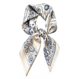 Mgbmyltm Scarf For Women Stylish 70X70Cm Paisley Square Bandanas For Women Polyester Neck And Hair Wrap (1Piece)