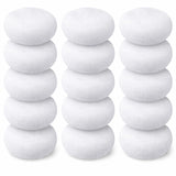 Blulu 15 Pcs Plastic Dish Scrubbers, Nylon Mesh Pads, White