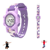 Spiky Digital Sports Watch For Kids | Multifunctional With Luminous Display & Alarm | Water Resistant & Soft Tpu Strap | Best Bi
