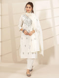 Libas Women'S Cotton Blend Kurta Sets (99688_White_Xxl)