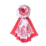 Fahabo Premium Mal Mal Cotton Scarf For Women | Digital Print Soft, Lightweight Hijab & Stole Wrap | Stylish Neck & Head Scarf