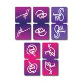 woopme Set of 5 Arabic Calligraphy Magnetic Bookmark for Book Lovers Readers Students Gift Magnetic Page Clips Folding