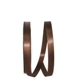 Reliant Ribbon 5000-092-03C Double Face Satin Allure Dfs Ribbon, 5/8 Inch X 100 Yards, Brown