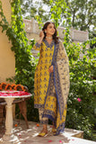 Gosriki Women'S Rayon Blend Straight Printed Kurta With Pant & Dupatta (Uchiha Mustard-Vks04-Gs_Xl_Mustard_X-Large),Mustard,,B0DCKBB1DJ