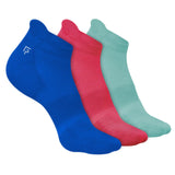 Footprints Bamboo Unisex Sports Socks For Kids |Ankle Terry Kids Athletic Socks | AntiBacterial, AntiOdour & Breathable | Mult