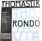 Thomastik-Infeld Rondo Violin G String RO04, Synthetic Core Silver Wound for Professionals - Deep Tonal Intensity With Compact F