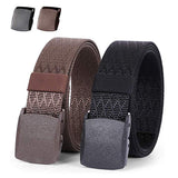 Edifier Unisex Nylon & Canvas Waist Belt (Blt064_07_Black & Brown)