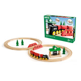 Brio World - 33028 Classic Figure 8 Set - 22 Piece Wooden Toy Train Set With Accessories And Tracks | Enhances Creativity | Comp