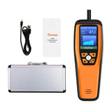 Temtop Advanced Air Quality Monitor for CO2, PM2.5, PM10, with Audio Alarm, Temp & Humidity Insights, Plus Data Export for in-De
